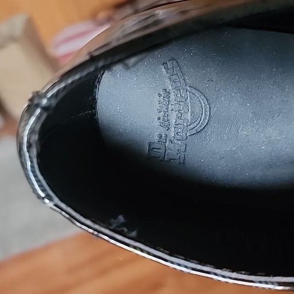 Dr. Martens Tartan Black & Green Mary Jane Loafer Shoes Size 7 - Picture 6 of 7